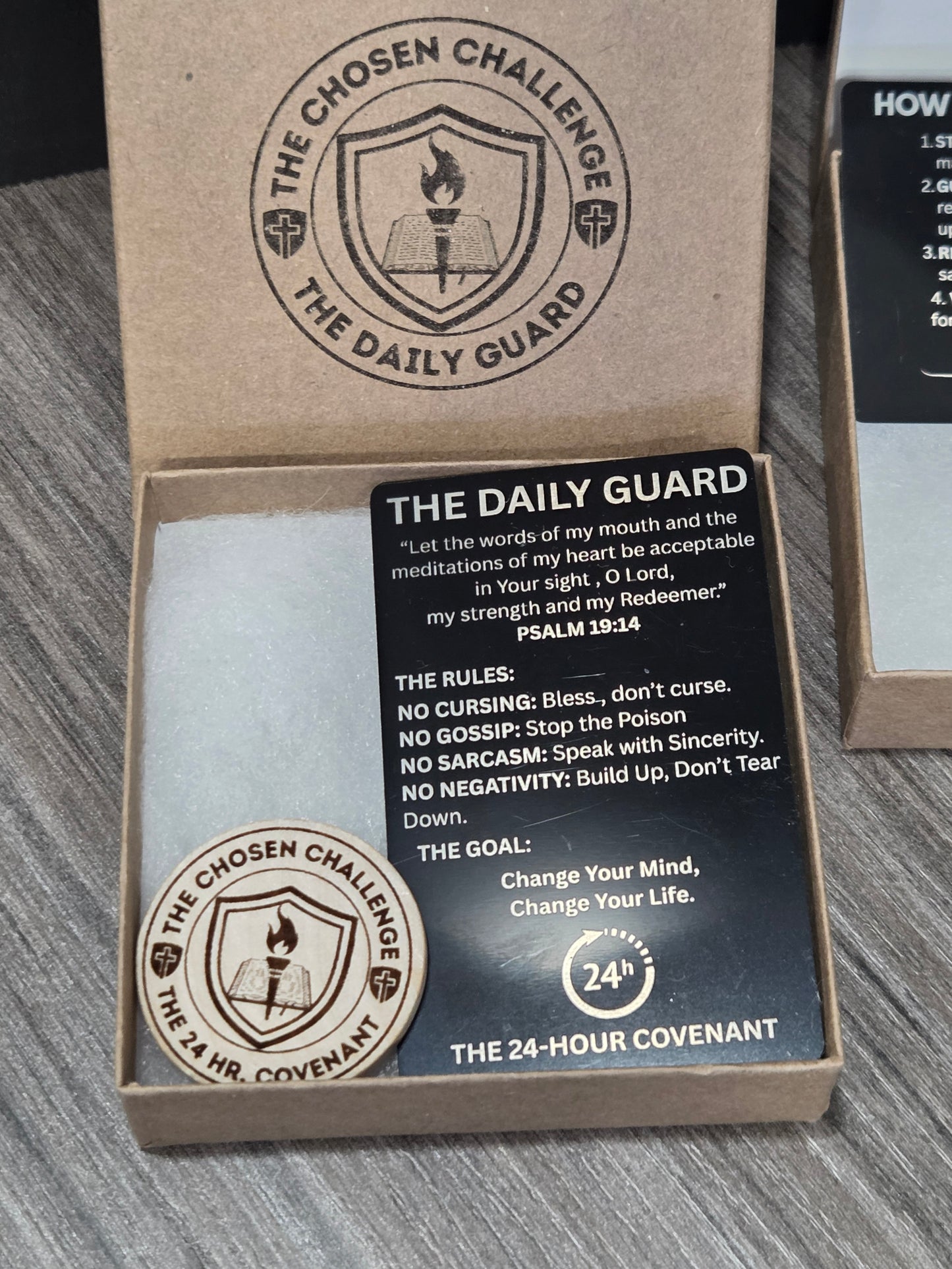 The Daily Guard: 24-Hour Covenant EDC Challenge Coin