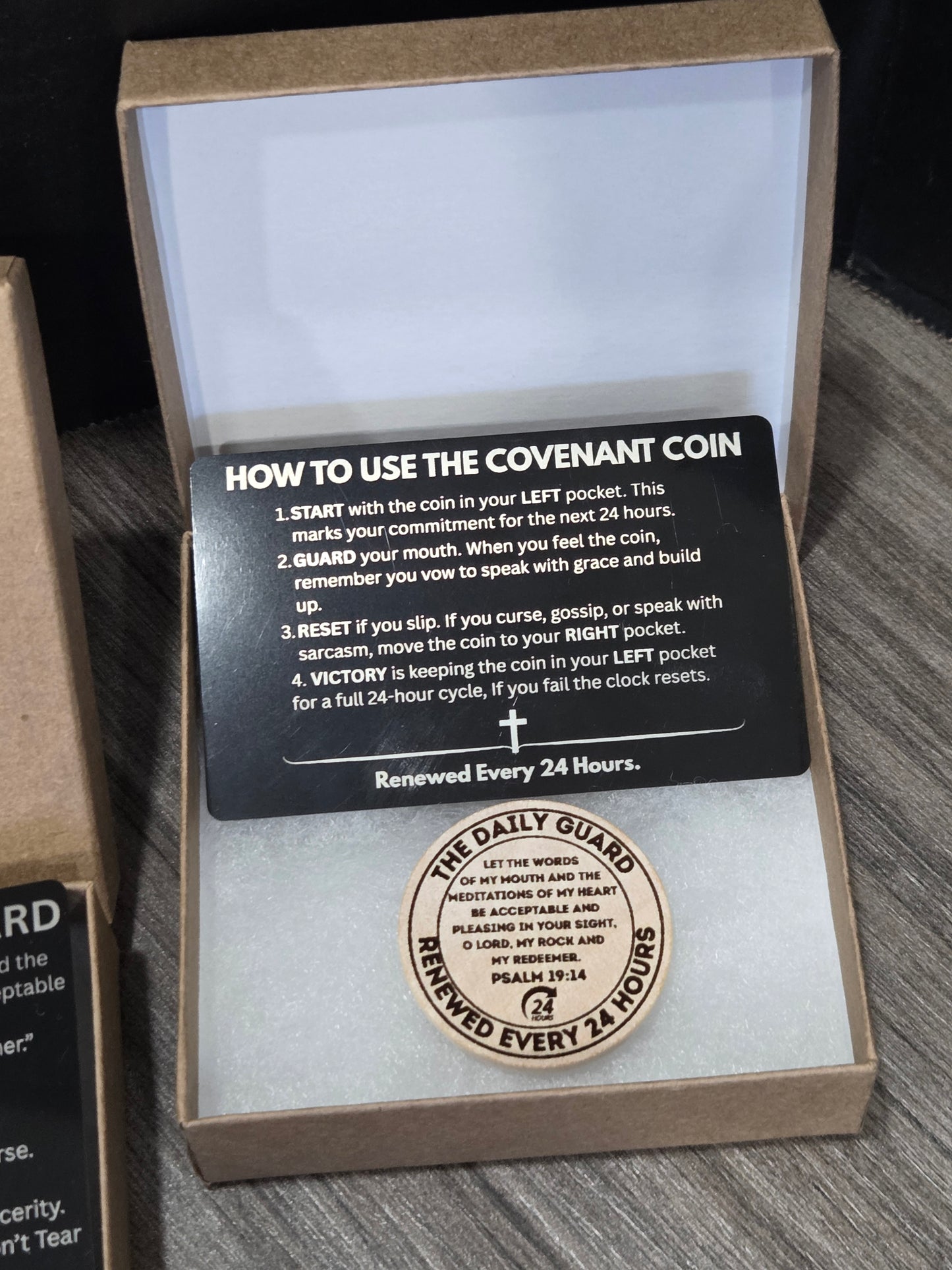 The Daily Guard: 24-Hour Covenant EDC Challenge  Coin