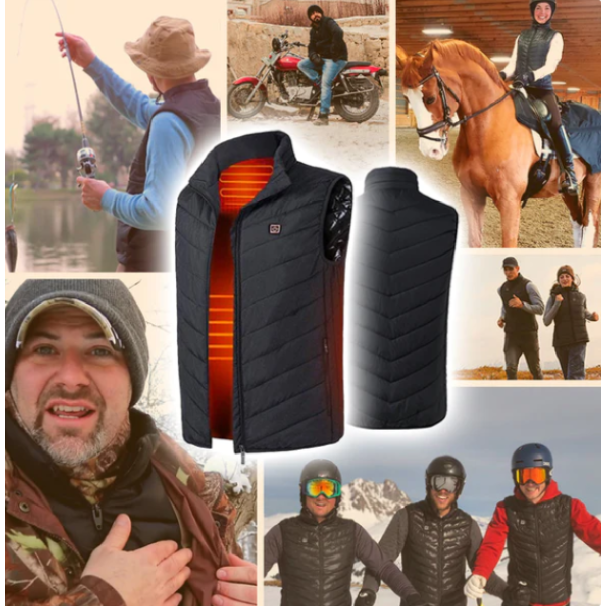 Mandrakes Heated Vest USB Battery